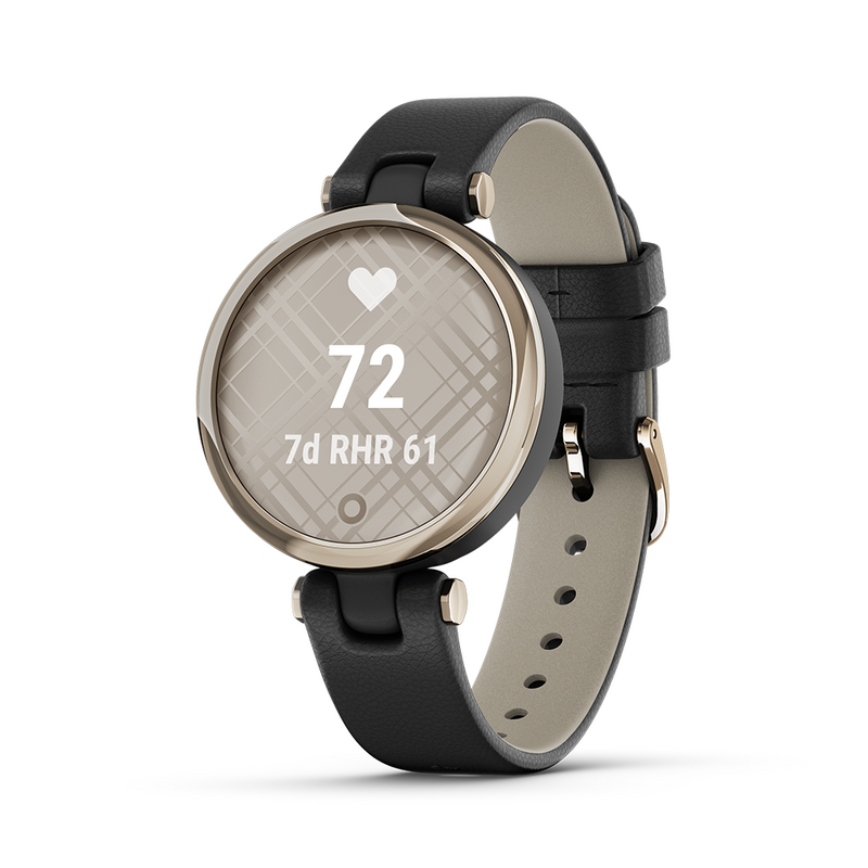 Garmin Lily Classic Edition - Cream Gold & Leather Band