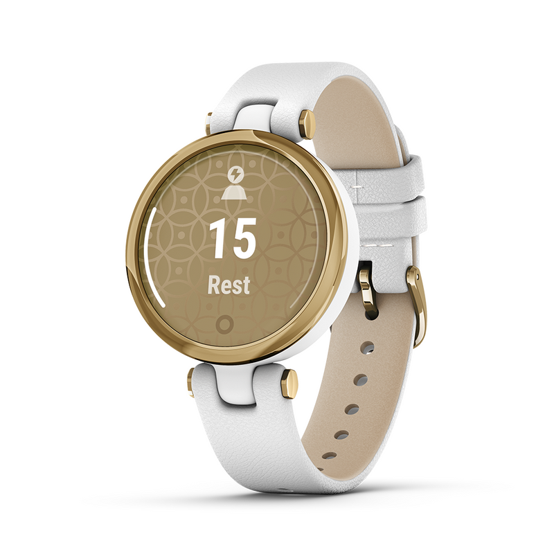 Garmin Lily Classic Edition - Cream Gold & Leather Band
