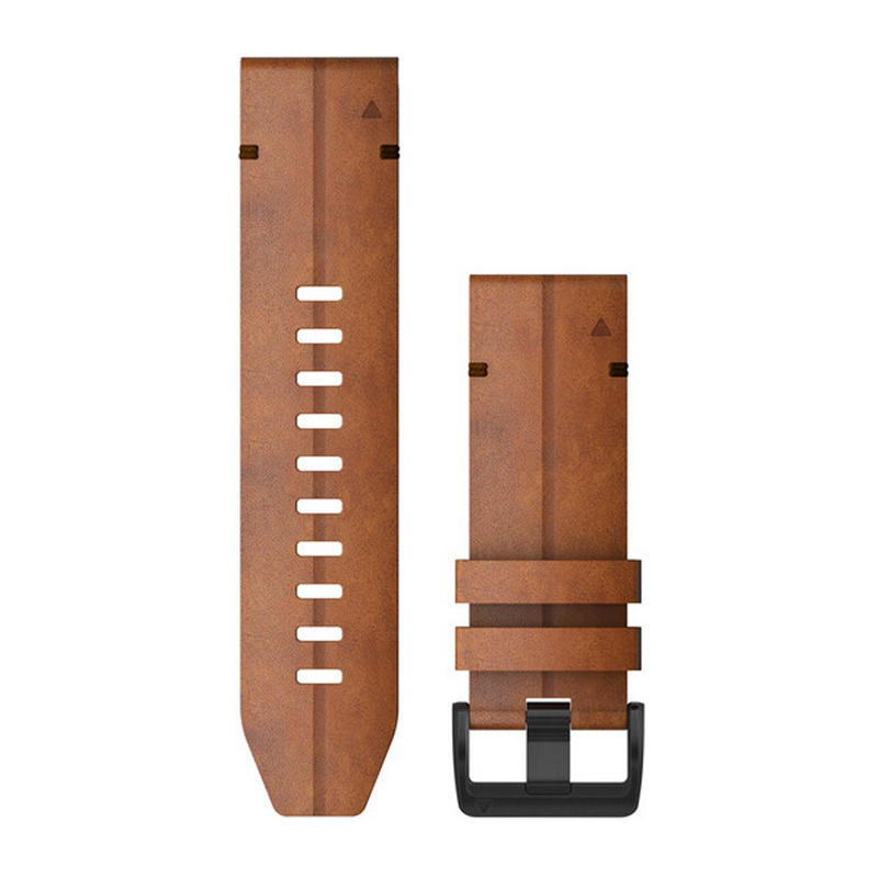 Garmin QuickFit® 26mm Chestnut Leather Watch Band