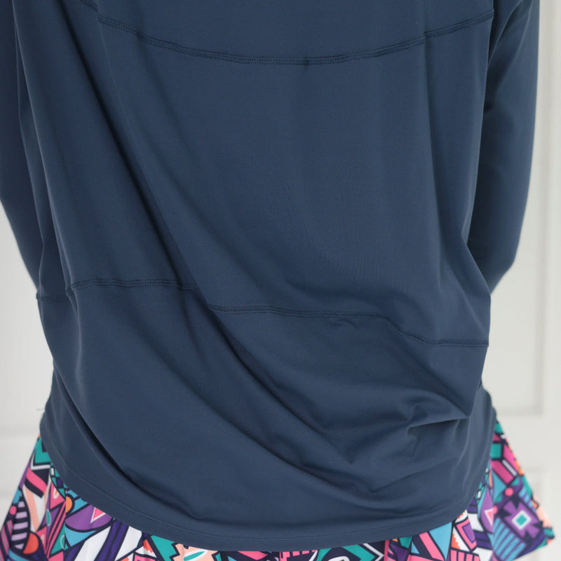 Lightweight Long Sleeve Top | Navy
