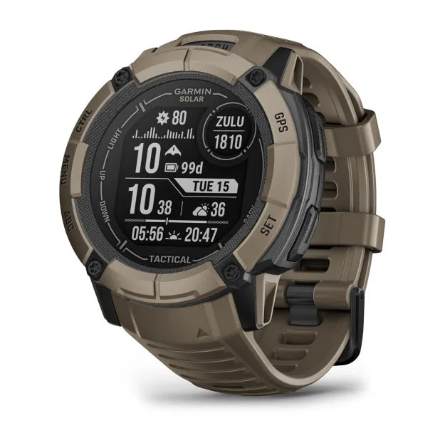 Garmin Instinct 2X Solar - Tactical Edition Coyote Tan