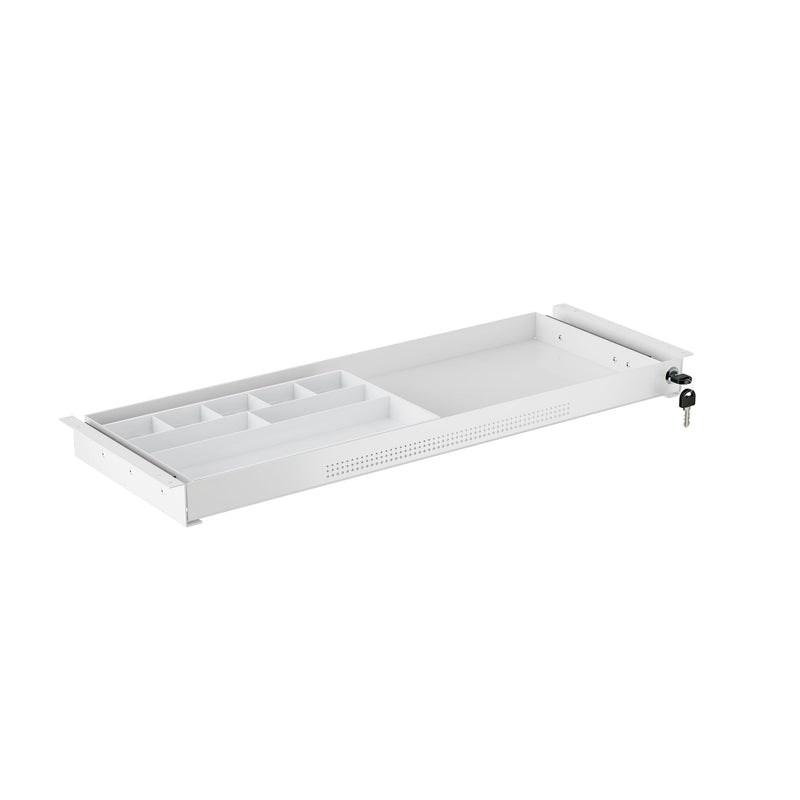 Ultra-Slim Under Desk Storage Drawer