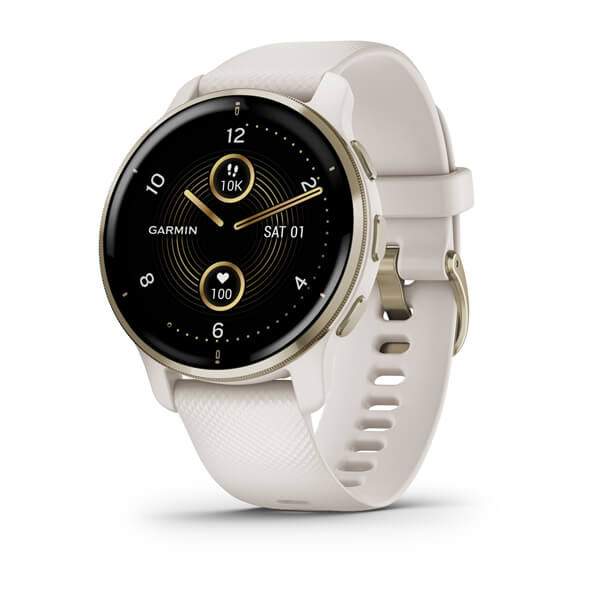 Garmin Venu 2 Plus - Ivory/Cream Gold