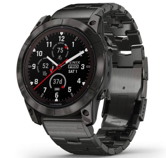 Garmin fēnix® 7X – Sapphire Solar Edition, Carbon Grey DLC Titanium
